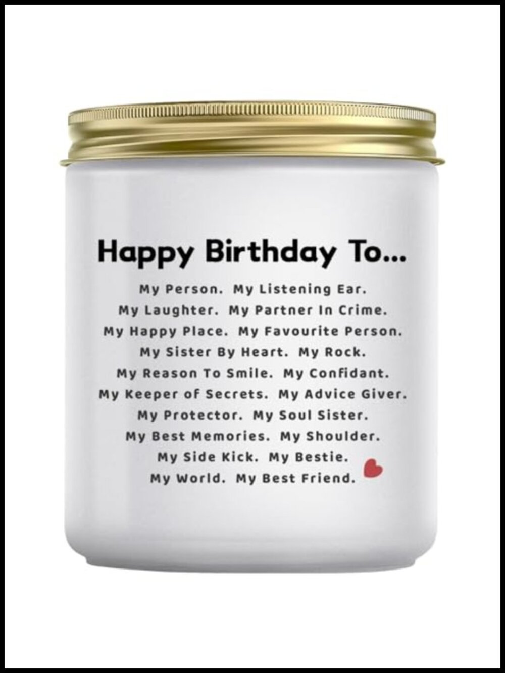 Lavender Soy Wax Jar Candle 7 oz Natural Birthday Gift for Women
